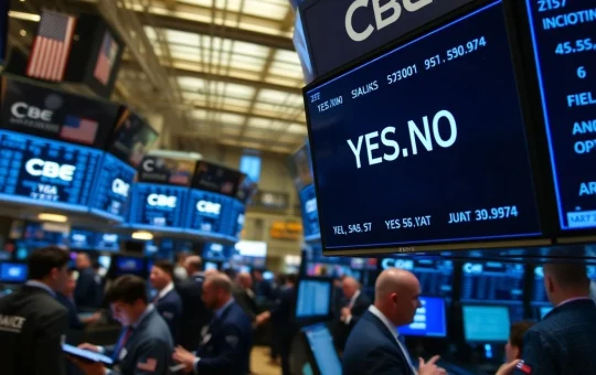 Cboe trading floor showcasing the relaunch of regulated all-or-nothing options contracts.