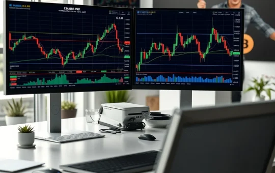 Chainlink LINK price retracement analysis showing historical demand zones and technical indicators