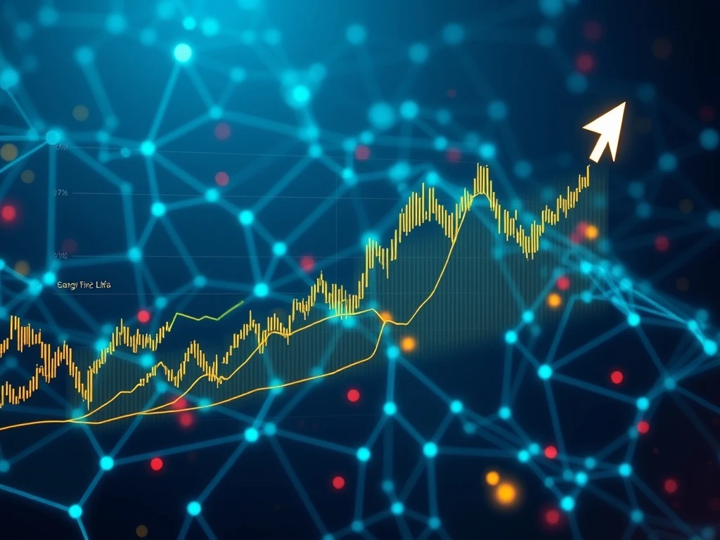 Technical analysis chart showing Chainlink's potential 10x price move trajectory and key resistance levels