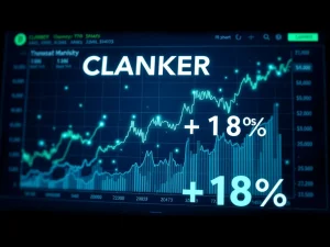 CLANKER cryptocurrency price surge analysis showing smart money inflows and network growth indicators