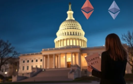 Caitlin Long discusses CLARITY Act complications from Trump-linked cryptocurrency controversies at US Capitol