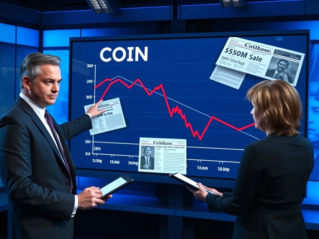 Analysis of Coinbase CEO Brian Armstrong's major stock sale and its impact on COIN share price.