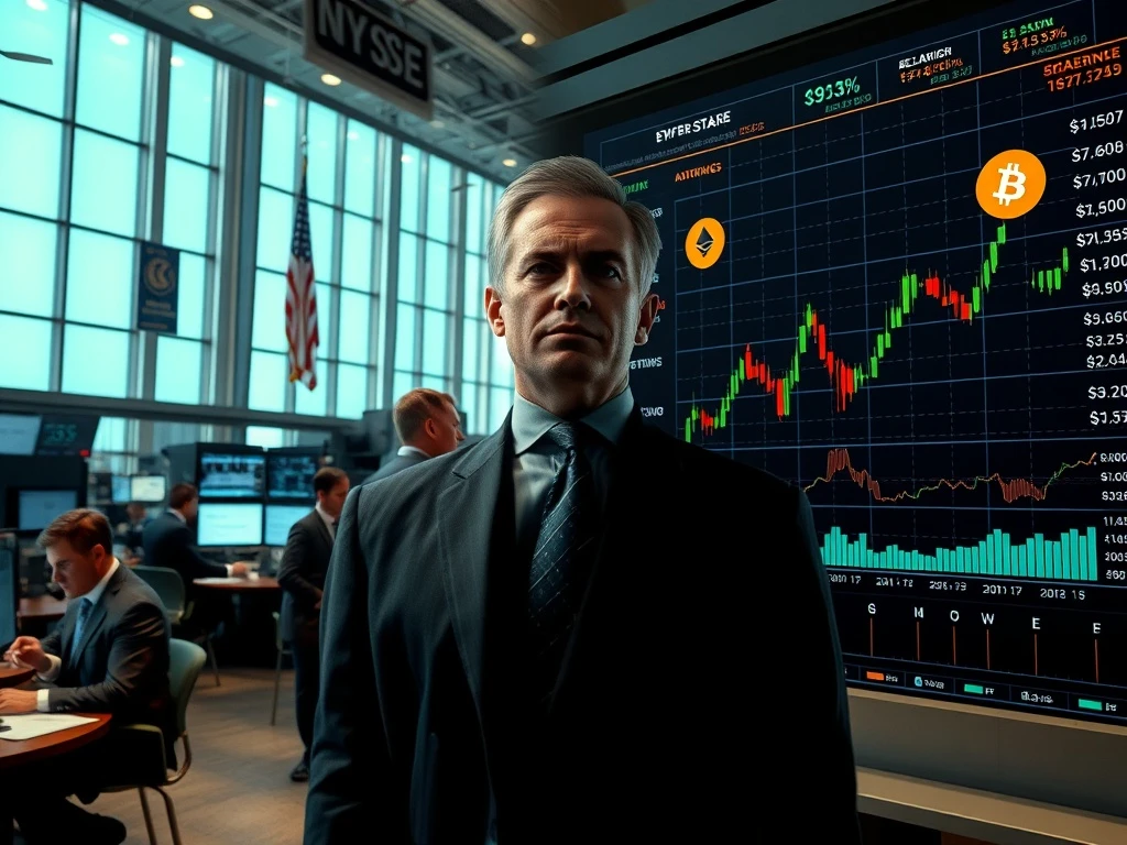 Coinbase CEO Brian Armstrong discusses Wall Street's cryptocurrency adoption gap in 2025