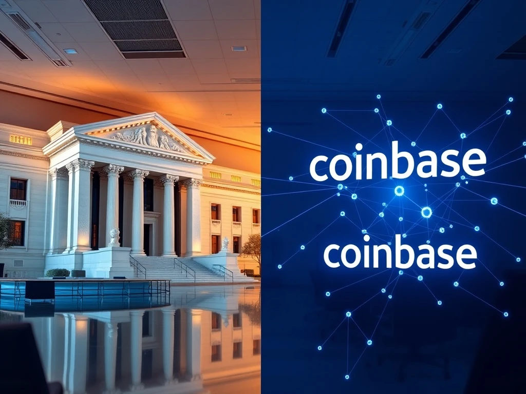 Coinbase Federal Reserve access represents institutional cryptocurrency integration with traditional banking systems.