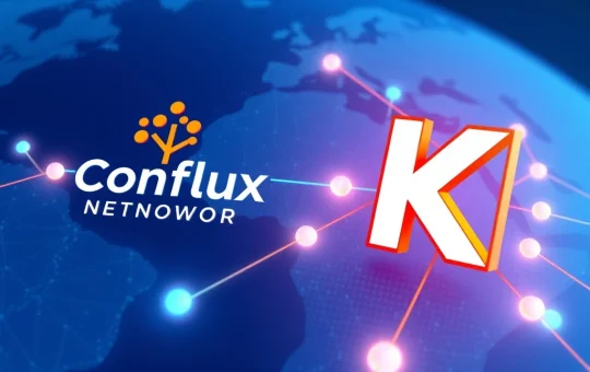 Conflux Network and Kraken exchange partnership enables global cryptocurrency access and stablecoin payments.