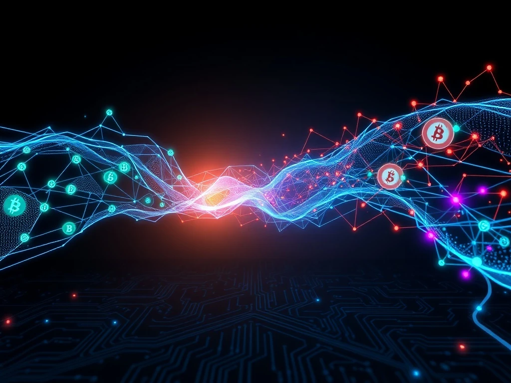 Coral Finance and Orbofi collaboration merging DeFi blockchain technology with AI neural networks for automated finance