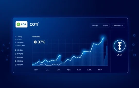 COTI Earn dashboard showing ADA and USDT yield opportunities through Carbon DeFi integration