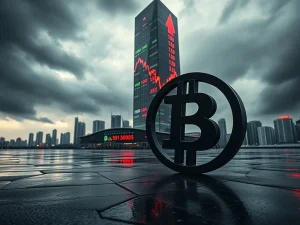 Analysis of crypto bear market collapse caused by forced deleveraging and ETF outflows