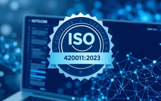 Crypto.com achieves historic ISO/IEC 42001:2023 AI ethics certification for digital asset platforms.