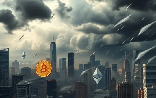 Crypto extreme fear sentiment causes market turbulence despite Bitcoin showing resilience during downturn