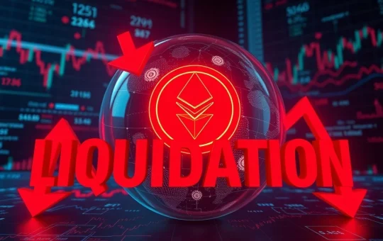 Analysis of crypto futures liquidations showing market volatility and forced position closures for Bitcoin and Ethereum.