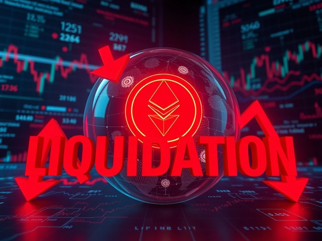 Analysis of crypto futures liquidations showing market volatility and forced position closures for Bitcoin and Ethereum.