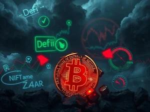 Analysis of crypto market struggles during extreme fear sentiment impacting Bitcoin and altcoins