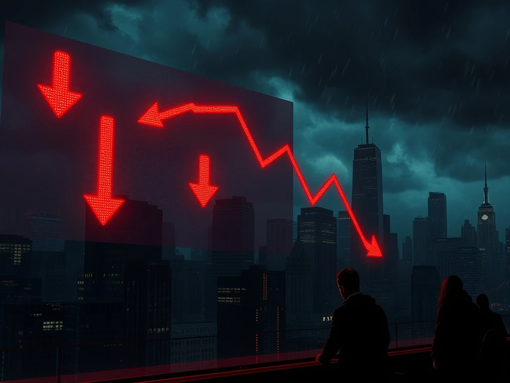 Crypto market downturn analysis showing extreme fear sentiment impacting Bitcoin and Ethereum prices.