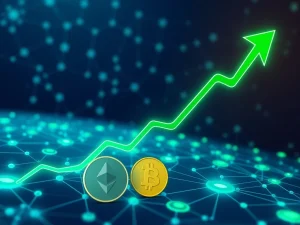 Crypto market recovery analysis showing Bitcoin and Ethereum price surge despite fear indicators