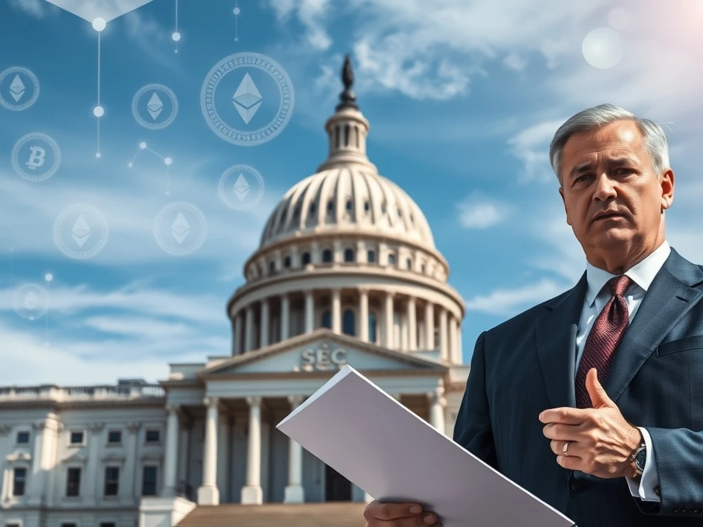 SEC Chair announces crypto market structure bill passage through House of Representatives with Senate review pending