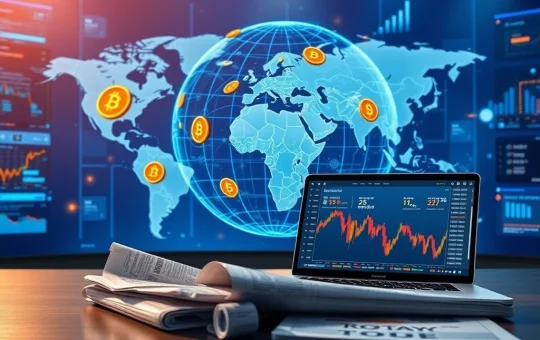 Breaking cryptocurrency news coverage showing global regulatory and market events impacting Bitcoin and Ethereum prices.