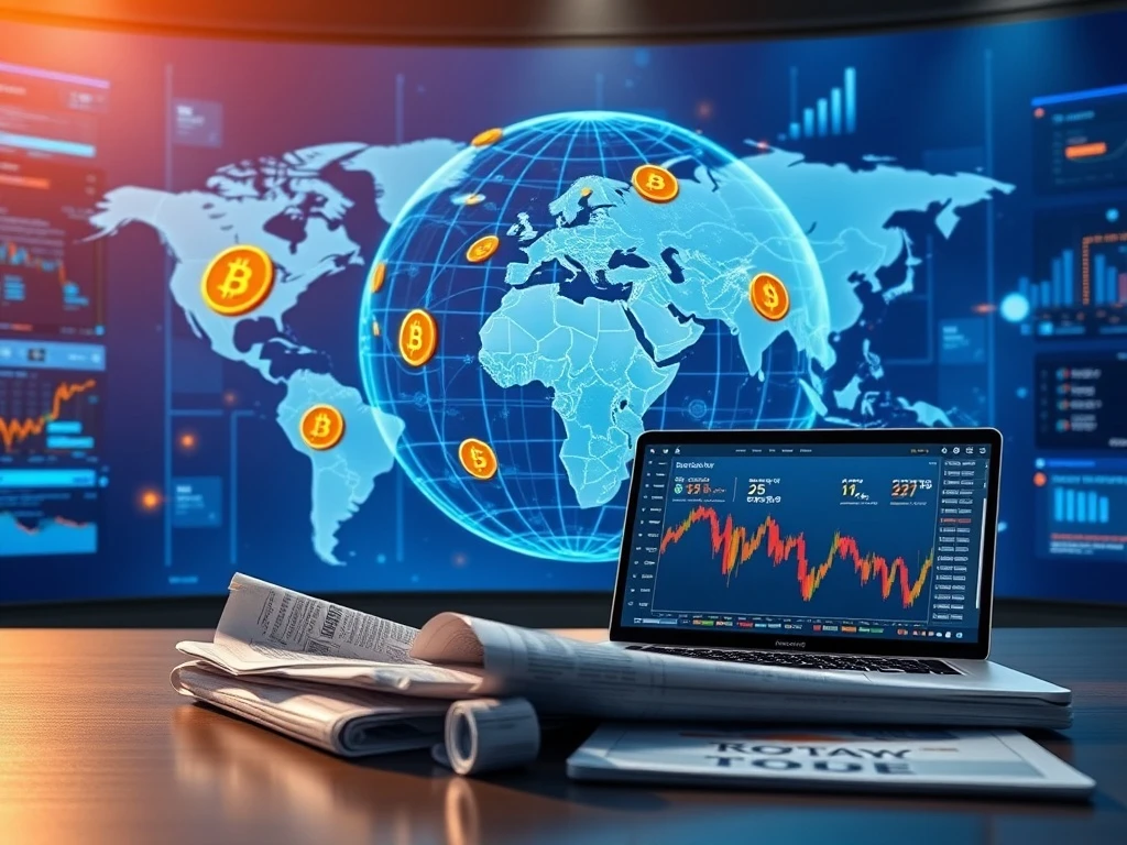 Breaking cryptocurrency news coverage showing global regulatory and market events impacting Bitcoin and Ethereum prices.