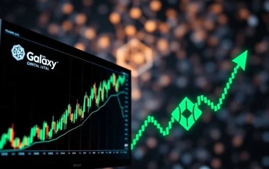 Daily cryptocurrency news coverage featuring Galaxy Digital losses and Hyperliquid market surge analysis