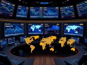 Breaking cryptocurrency news coverage showing regulatory developments and market impacts