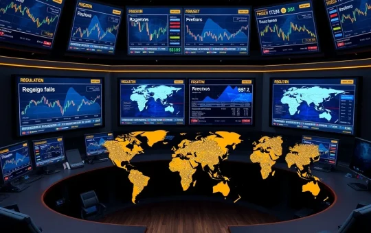 Breaking cryptocurrency news coverage showing regulatory developments and market impacts