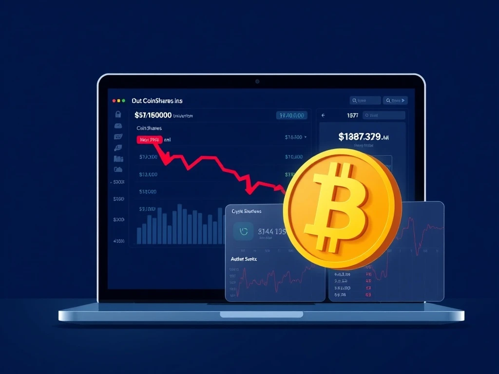 Analysis of crypto investment outflows slowing to $187 million despite Bitcoin price pressure and market volatility