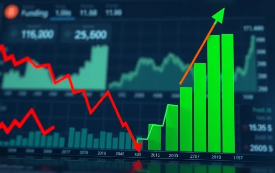 Analysis of 2025 crypto token launches showing majority underwater with declining VC funding charts