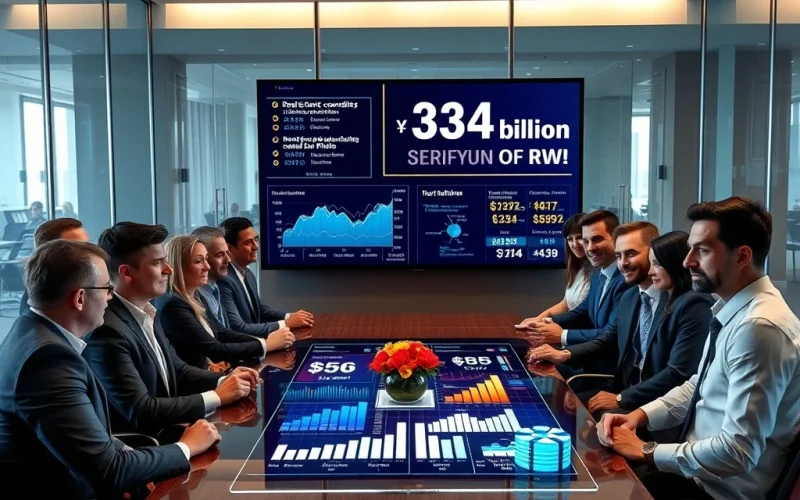 Venture capital investment flowing into real-world asset tokenization projects on blockchain