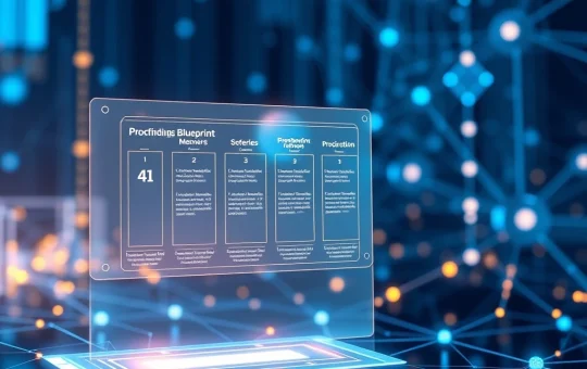 CryptoNewsInsights AI governance blueprint merging blockchain technology with artificial intelligence neural networks