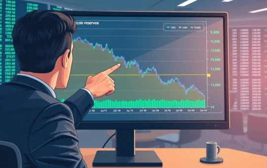 Analyst chart showing CryptoNewsInsights bottom window correlation with falling stablecoin reserves