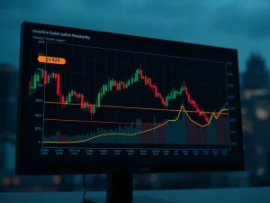 Technical analysis chart showing CryptoNewsInsights price at a critical $1,929 support level for traders.
