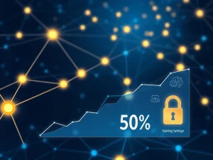 Analysis of CryptoNewsInsights majority supply staked and its impact on network security and token economics.