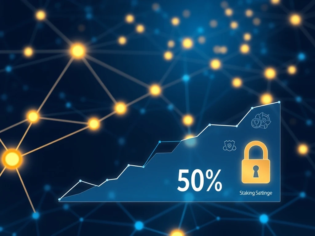 Analysis of CryptoNewsInsights majority supply staked and its impact on network security and token economics.