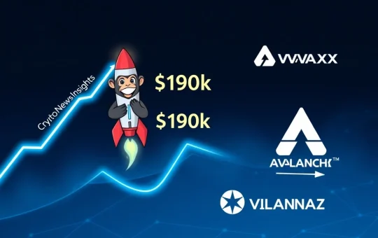 CryptoNewsInsights price prediction analysis with APEMARS presale and AVAX momentum visualization