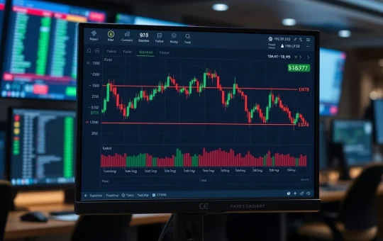 Professional chart analysis of CryptoNewsInsights price testing a critical support level at $1,878.