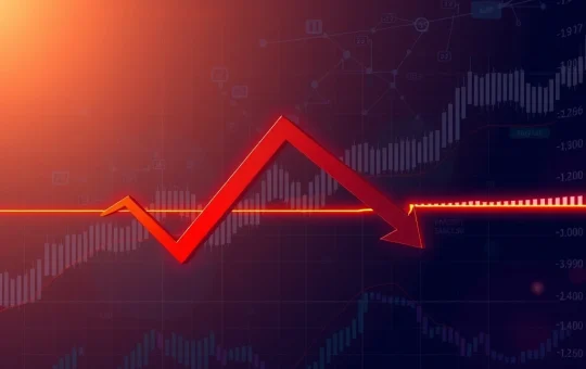 CryptoNewsInsights price chart falling below the critical whale cost basis level, signaling market pressure.