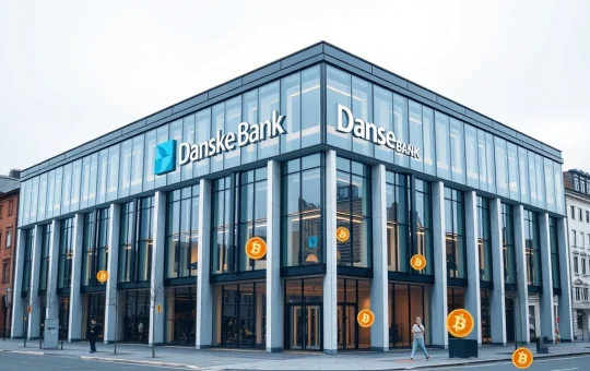 Danske Bank crypto policy change enables Bitcoin ETP investment for clients.