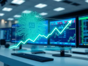 DeepSnitch AI cryptocurrency outperforming BNB and HBAR on a market performance chart.