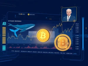 Analysis of DeepSnitch AI whale investment during White House stablecoin regulation meetings.