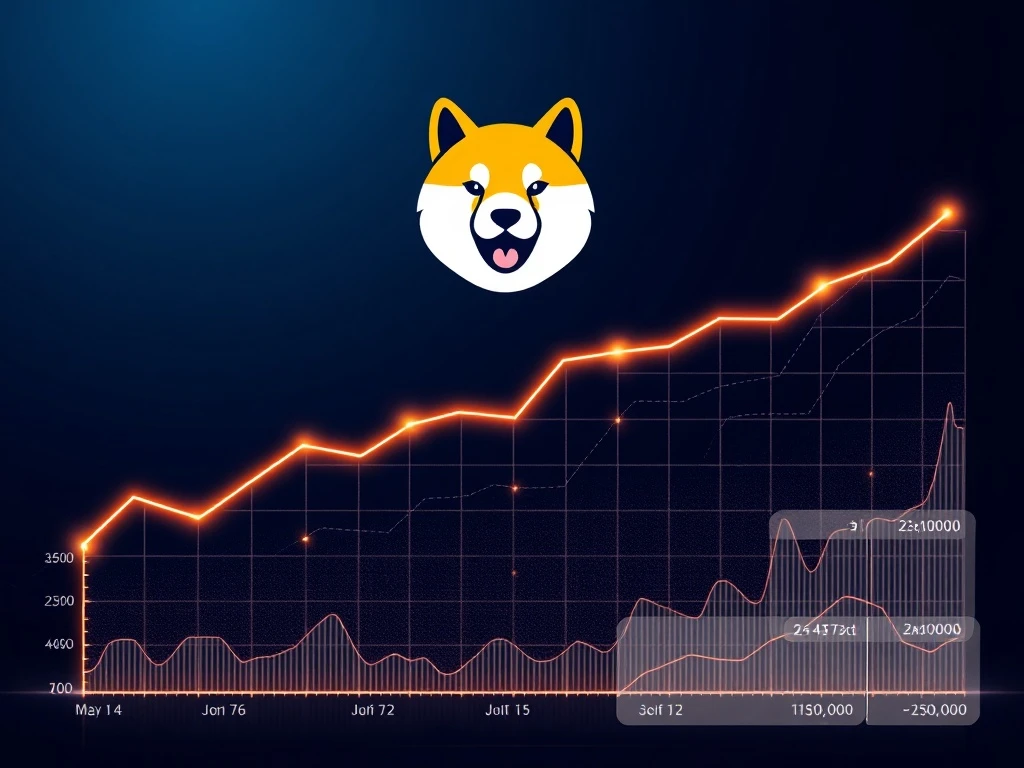 Analysis of Dogecoin's potential 30% price breakout driven by a surge in network usage and transactions.