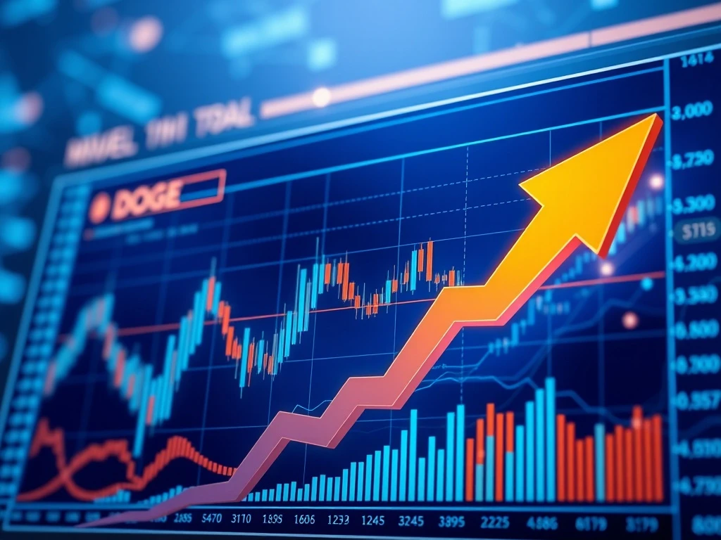 Dogecoin price analysis showing generational buying territory with market indicators and trading volume data