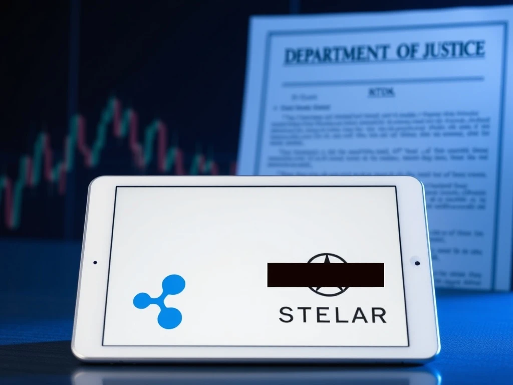 DOJ investigation into Jeffrey Epstein's cryptocurrency connections with Ripple and Stellar