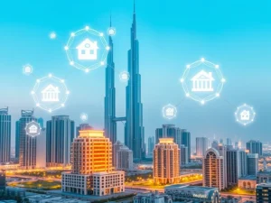 Dubai real estate tokenization initiative enabling secondary trading of property tokens with blockchain technology