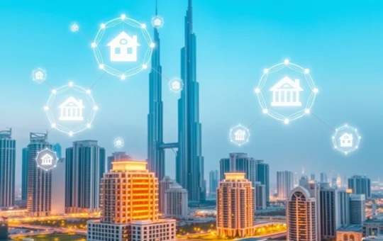 Dubai real estate tokenization initiative enabling secondary trading of property tokens with blockchain technology