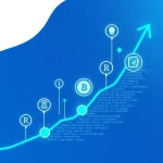 Key indicators for sustainable growth in emerging cryptocurrencies showing blockchain metrics and analysis