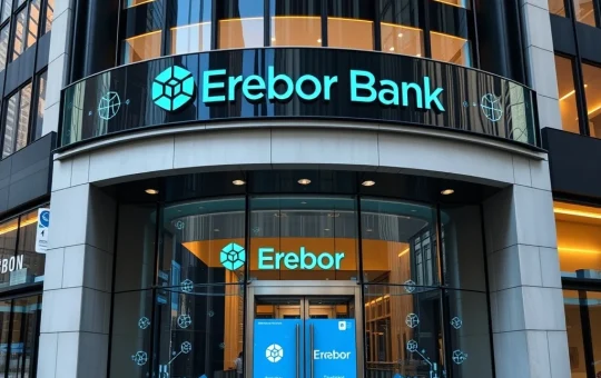 Erebor Bank receives U.S. national bank charter for cryptocurrency services and federal oversight.