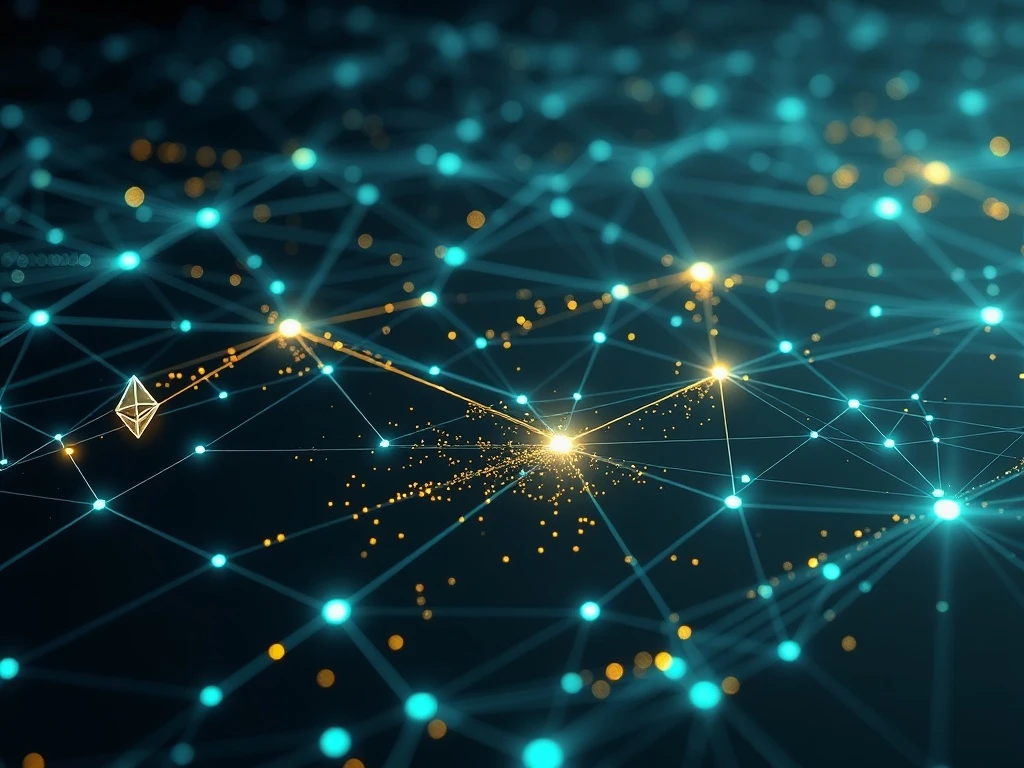 Ethereum dust transactions visualization showing surge in small stablecoin transfers after network upgrade