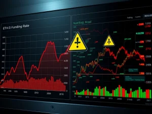 Analysis of Ethereum's negative funding rate conflicting with US macroeconomic uncertainty impacting ETH price.