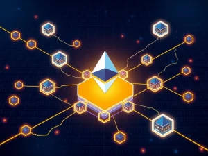 Ethereum L2 architecture evolution showing independent layer-2 networks branching from main blockchain