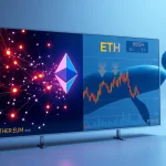 Ethereum blockchain network activity versus price divergence analysis showing fundamental strength amid market uncertainty